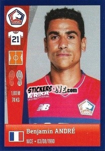 Sticker Benjamin André - FOOT 2022-2023 n. 163 - Panini
