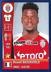 Cromo Benoît Badiashile - FOOT 2022-2023 - Panini