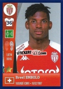 Sticker Breel Embolo - FOOT 2022-2023 n. 260 - Panini