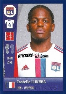 Sticker Castello Lukeba - FOOT 2022-2023 n. 199 - Panini