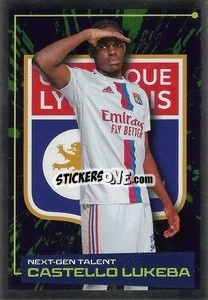 Sticker Castello Lukeba - FOOT 2022-2023 n. 127 - Panini