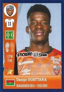 Sticker Dango Ouattara - FOOT 2022-2023 n. 191 - Panini