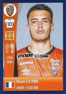 Figurina Enzo Le Fée - FOOT 2022-2023 n. 187 - Panini