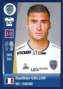 Sticker Gauthier Gallon - FOOT 2022-2023 - Panini