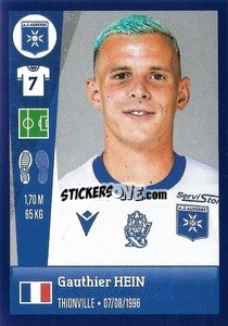 Sticker Gauthier Hein - FOOT 2022-2023 - Panini