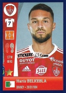 Sticker Haris Belkebla - FOOT 2022-2023 n. 92 - Panini