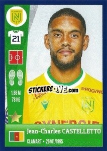 Sticker Jean-Charles Castelletto - FOOT 2022-2023 n. 288 - Panini