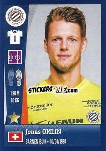 Figurina Jonas Omlin - FOOT 2022-2023 - Panini