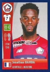 Sticker Jonathan Bamba - FOOT 2022-2023 n. 168 - Panini