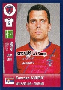 Sticker Komnen Andrić - FOOT 2022-2023 n. 119 - Panini