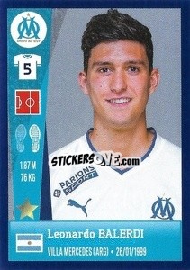 Sticker Leonardo Balerdi - FOOT 2022-2023 n. 218 - Panini