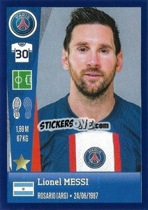 Figurina Lionel Messi - FOOT 2022-2023 - Panini