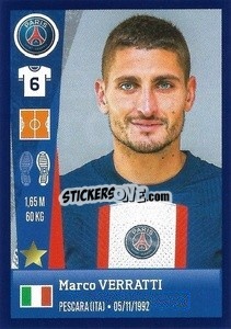 Sticker Marco Verratti - FOOT 2022-2023 n. 337 - Panini