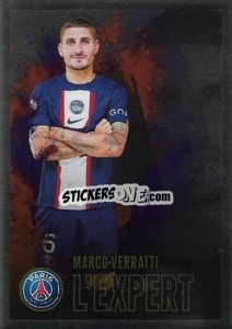 Figurina Marco Verratti - L'Expert - FOOT 2022-2023 - Panini