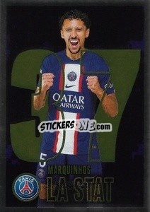 Figurina Marquinhos - La Stat - FOOT 2022-2023 - Panini