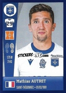 Sticker Mathias Autret - FOOT 2022-2023 - Panini