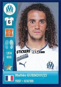 Sticker Mattéo Guendouzi - FOOT 2022-2023 - Panini