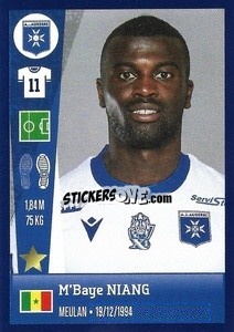 Sticker M'Baye Niang - FOOT 2022-2023 n. 80 - Panini