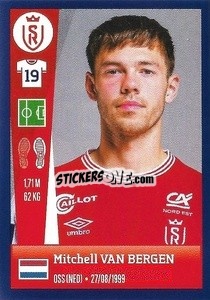 Sticker Mitchell van Bergen - FOOT 2022-2023 n. 371 - Panini