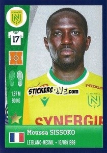 Sticker Moussa Sissoko - FOOT 2022-2023 n. 297 - Panini