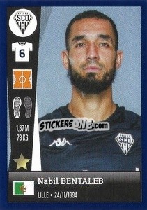 Sticker Nabil Bentaleb - FOOT 2022-2023 n. 53 - Panini
