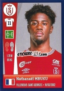 Sticker Nathanaël Mbuku - FOOT 2022-2023 n. 370 - Panini