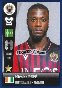 Sticker Nicolas Pépé - FOOT 2022-2023 - Panini