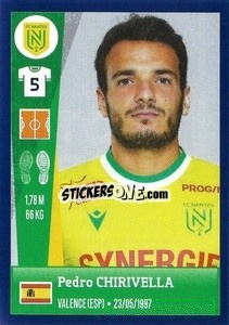 Cromo Pedro Chirivella - FOOT 2022-2023 - Panini