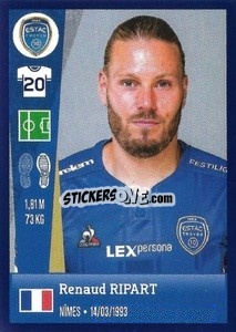 Sticker Renaud Ripart - FOOT 2022-2023 - Panini