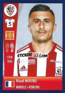 Sticker Riad Nouri - FOOT 2022-2023 n. 37 - Panini