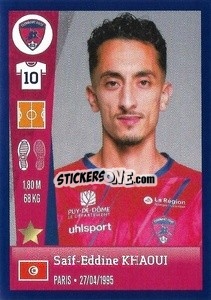 Sticker Saîf-Eddine Khaoui - FOOT 2022-2023 - Panini