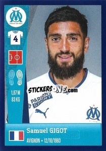 Sticker Samuel Gigot - FOOT 2022-2023 n. 220 - Panini