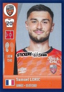 Cromo Samuel Loric - FOOT 2022-2023 n. 180 - Panini