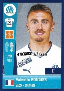 Sticker Valentin Rongier - FOOT 2022-2023 - Panini