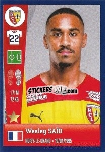 Sticker Wesley Saïd - FOOT 2022-2023 n. 150 - Panini