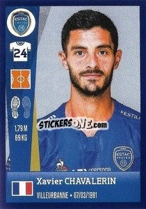 Sticker Xavier Chavalerin - FOOT 2022-2023 - Panini