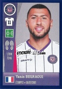 Cromo Yanis Begraoui - FOOT 2022-2023 - Panini