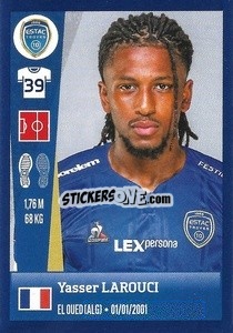 Cromo Yasser Larouci - FOOT 2022-2023 - Panini