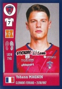 Figurina Yohann Magnin - FOOT 2022-2023 - Panini