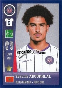 Figurina Zakaria Aboukhlal - FOOT 2022-2023 - Panini