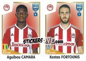 Cromo Aguibou Camara / Kostas Fortounis - FIFA 365: 2022-2023 - Panini