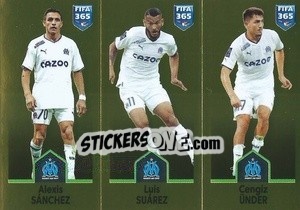 Sticker Alexis Sánchez / Luis Suárez / Cengiz Ünder - FIFA 365: 2022-2023 - Panini