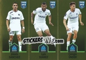 Sticker Alexis Sánchez / Luis Suárez / Cengiz Ünder - FIFA 365: 2022-2023 n. 209 - Panini