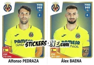 Cromo Alfonso Pedraza / Álex Baena - FIFA 365: 2022-2023 n. 189 - Panini