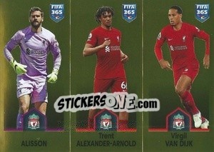 Sticker Alisson / Trent Alexander-Arnold / Virgil van Dijk - FIFA 365: 2022-2023 n. 71 - Panini