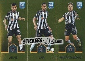 Sticker Allan / Jair / Matías Zaracho - FIFA 365: 2022-2023 n. 43 - Panini