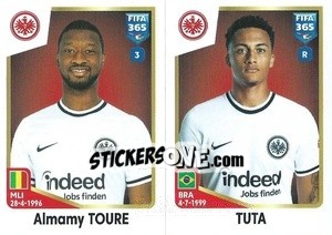 Sticker Almamy Toure / Tuta - FIFA 365: 2022-2023 n. 250 - Panini