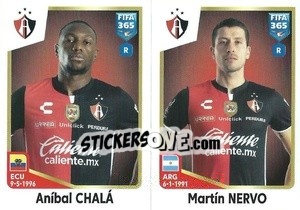 Sticker Aníbal Chalá / Martín Nervo - FIFA 365: 2022-2023 - Panini