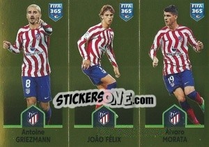 Sticker Antoine Griezmann / João Félix / Álvaro Morata - FIFA 365: 2022-2023 n. 145 - Panini