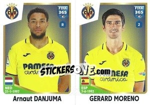 Sticker Arnaut Danjuma / Gerard Moreno - FIFA 365: 2022-2023 n. 194 - Panini